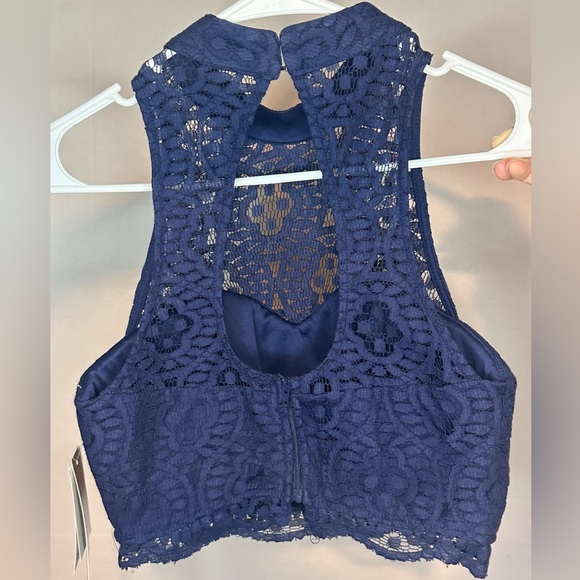 COPY - Sequin Heart’s exquisite lace crop top NWT - Picture 7 of 10